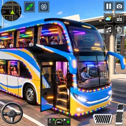 City Driving Sim Bus Game 3d simgesi